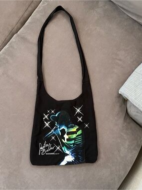 Rare VTG 2011 Justin Bieber Black Purse Shoulder Bag - Bedazzled Sequins